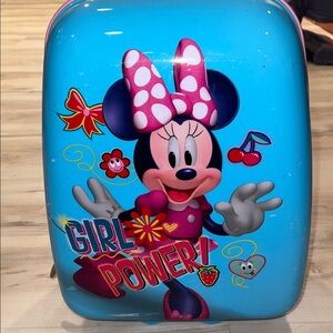 Minnie Mouse Blue Suitcase